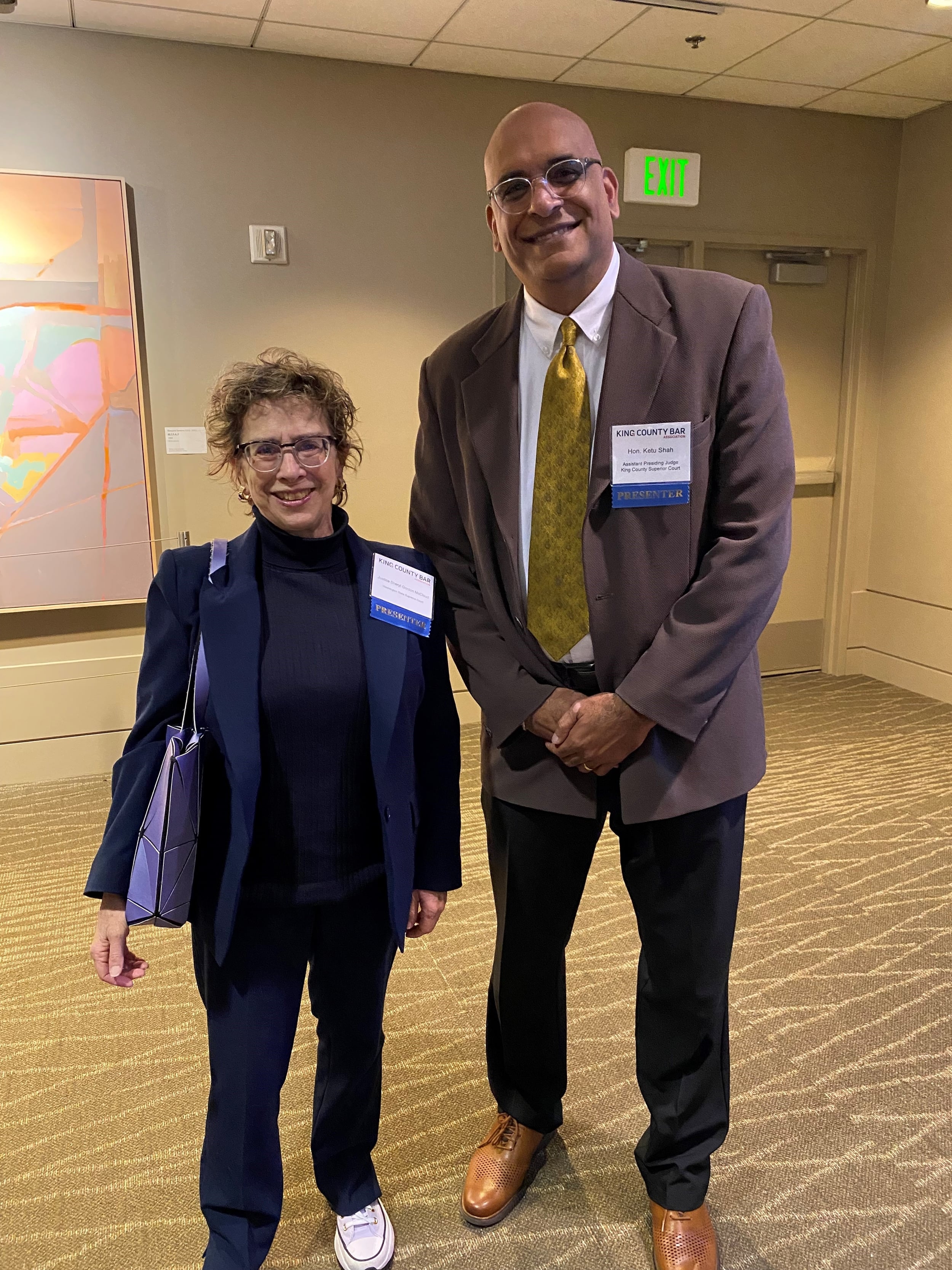 Washington State Supreme Court Justice Sheryl Gordon McCloud & King County Superior Court Assistant Presiding Judge Ketu Shah