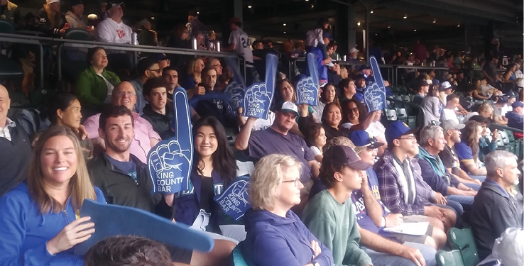 KCBA Members & Staff Enjoying the Game