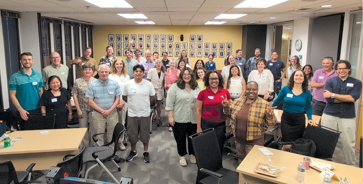 NLC volunteer group photo, taken at the Sept.16 event